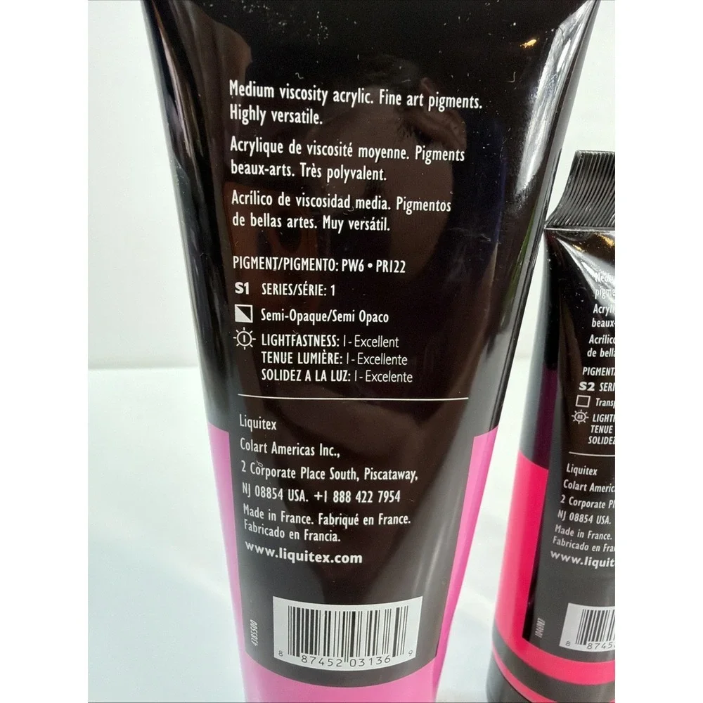 Liquitex Basics Acrylic Paint Set of 3 - Magenta, Pink, Violet